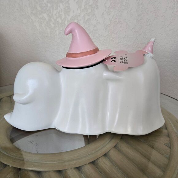 Goblin and Ghoul Cute Pink Ghost Trio Halloween Decor - Picture 5 of 5